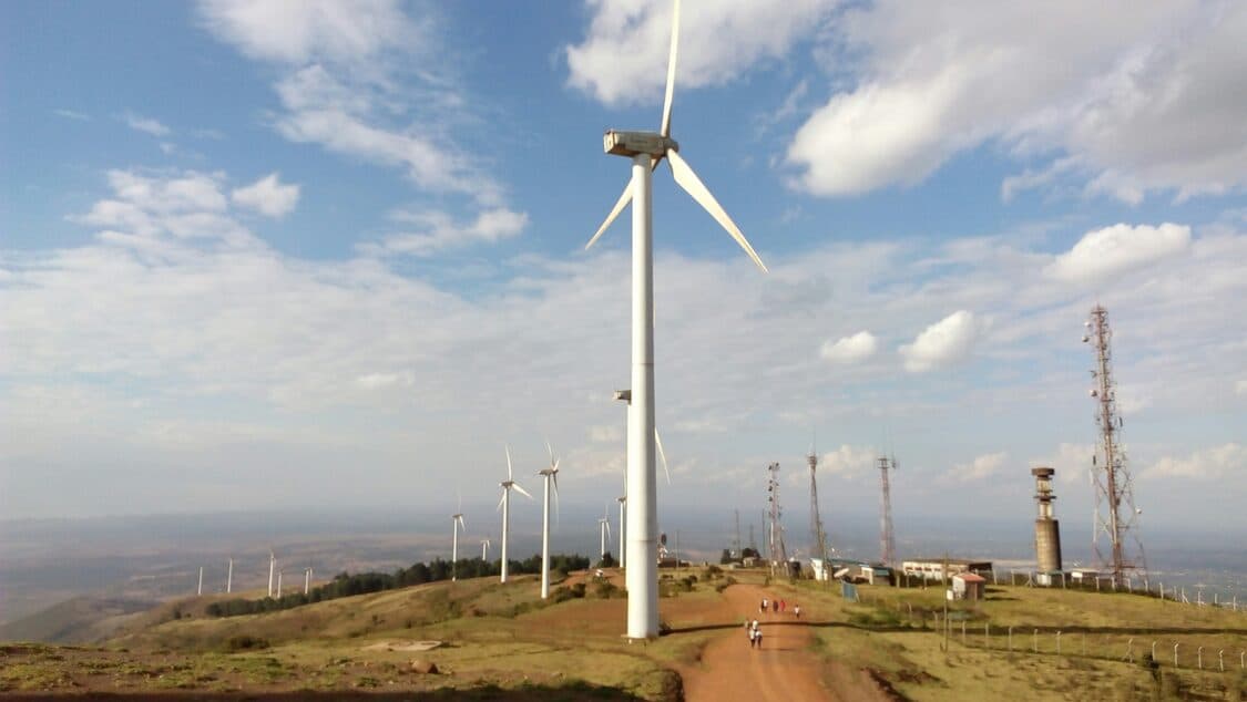 Ridge line of the seven Ngong Hills above the Rift Valley